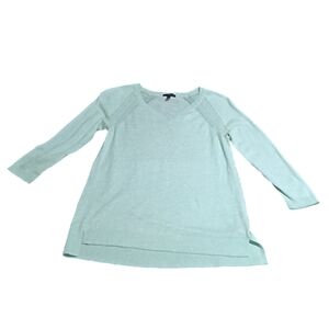 Talbots Petite Mint Green Long Sleeve Knit Top Size P